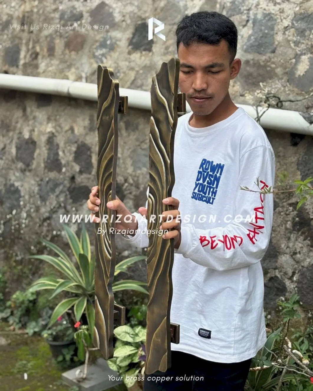 Handle Pintu Kuningan Villa Dan Hotel By Rizqiartdesign