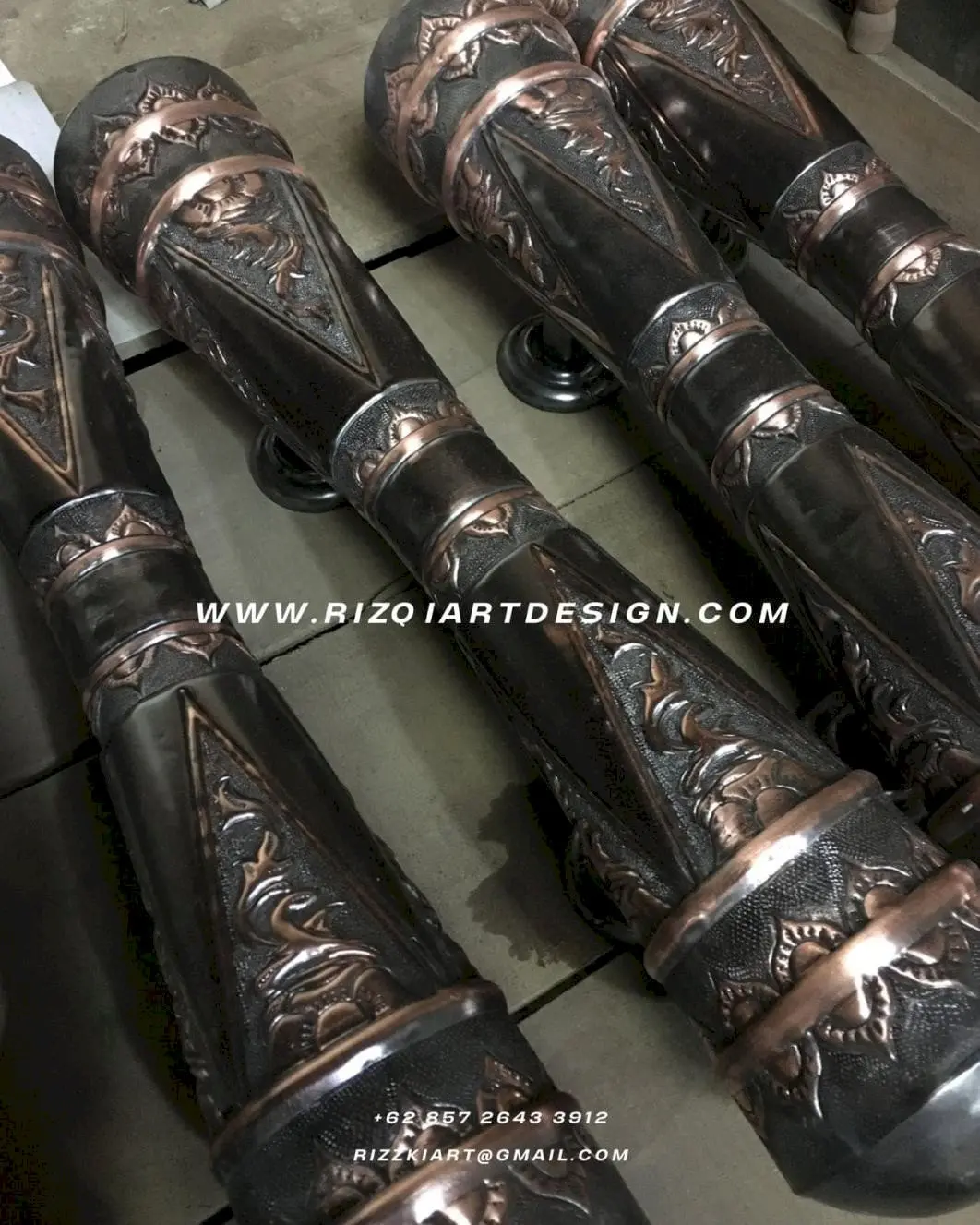 Handle Pintu Tembaga Antik