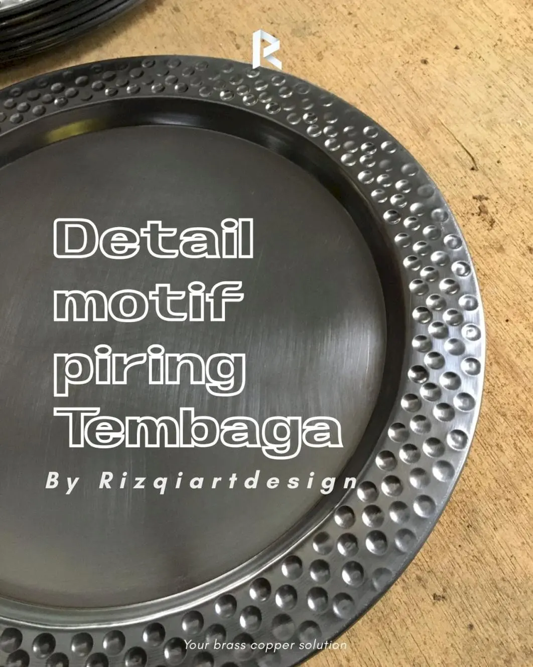 Jual piring dengan bahan tembaga yang mewah