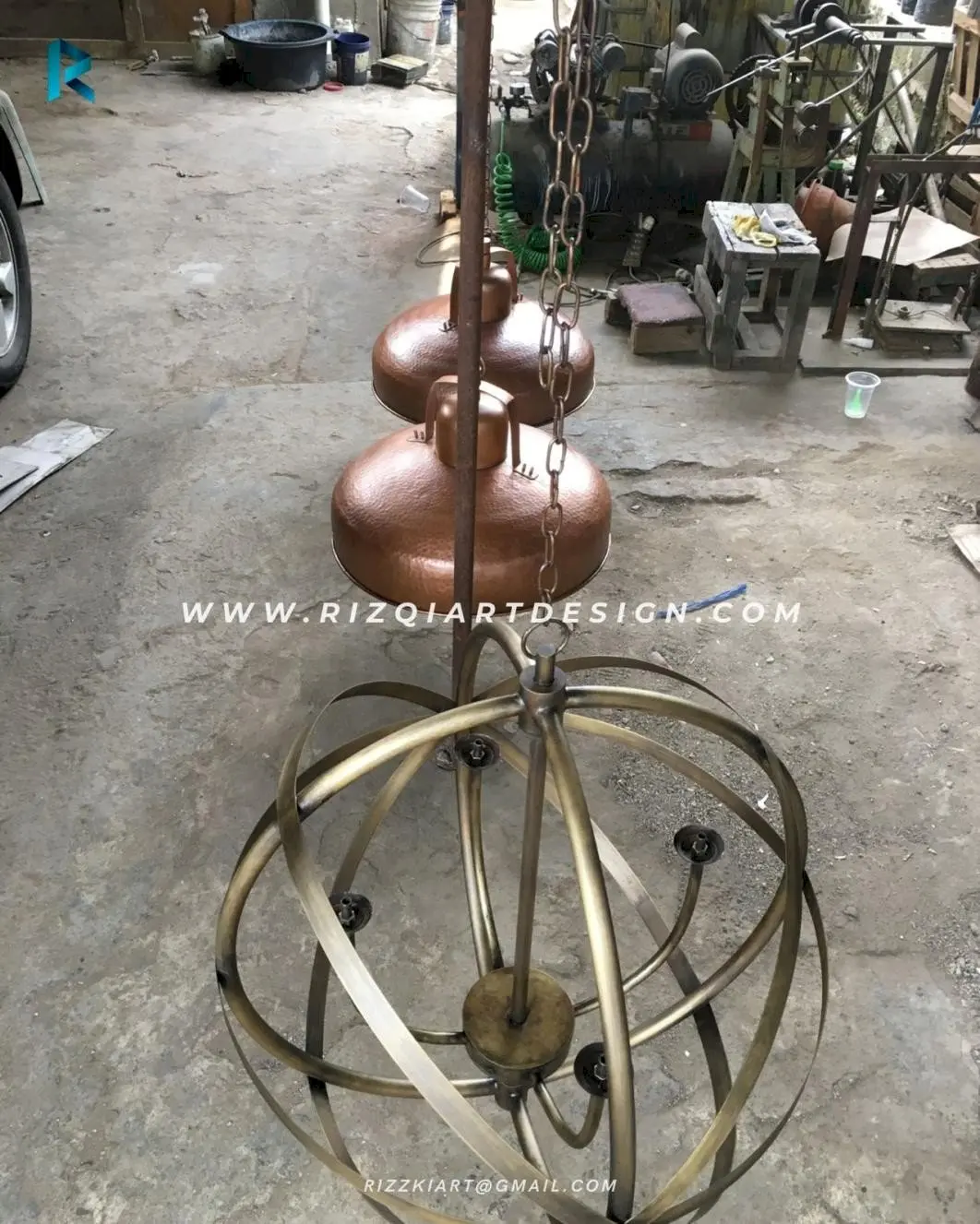 Lampu Gantung Tembaga
