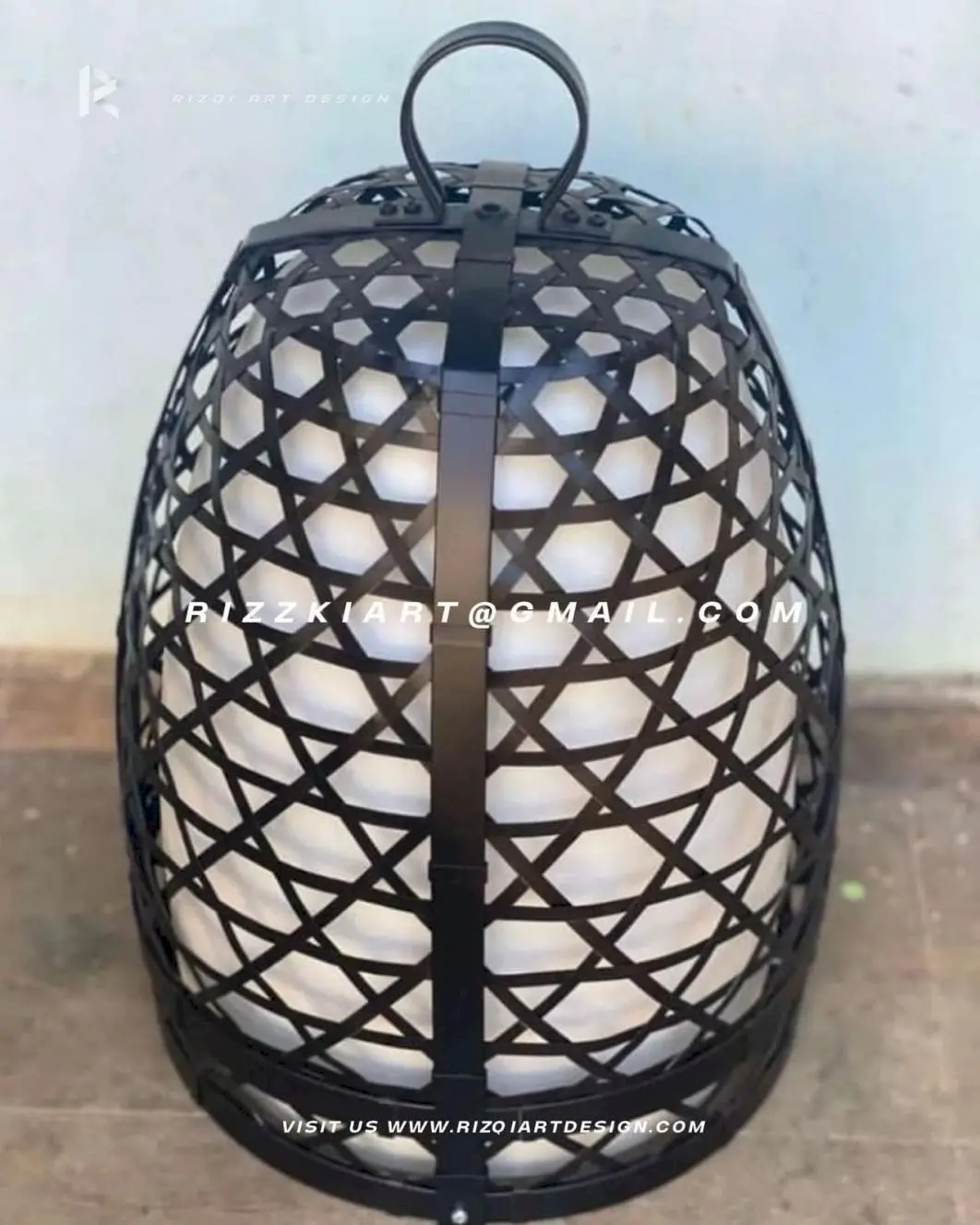 Lampu Kurungan Kuningan Tembaga