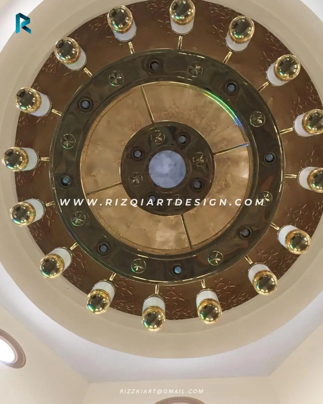 Replika Lampu Nabawi Kuningan Masjid Nabawi