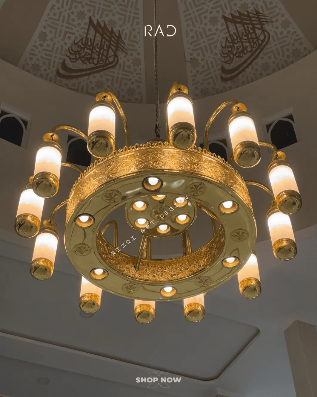 Replika Lampu Nabawi Kuningan Megah By Rizqiartdesign 