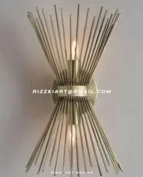Lampu Dinding Minimalis Kuningan Cantik