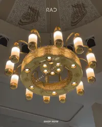 Replika Lampu Nabawi Kuningan Megah By Rizqiartdesign 
