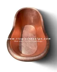 Sudah saatnya ganti ke furniture bak mandi tembaga By Rizqiartdesign 
