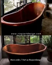 Bak mandi tembaga kualitas premium terlengkap dan istimewa