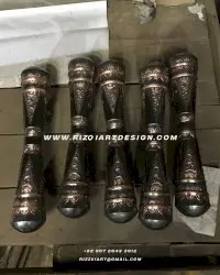 Handle Pintu Tembaga Antik