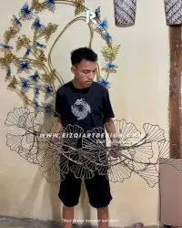 Hiasan Dinding Artwork Kuningan Hotel Dan Villa