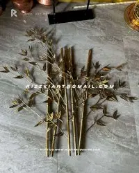 Hiasan Dinding Estetik Daun Kuningan