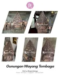 JUAL GUNUNGAN WAYANG TEMBAGA BERKUALITAS DAN MEWAH