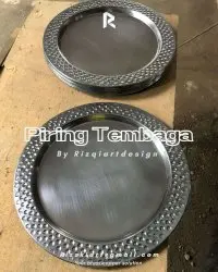Jual piring dengan bahan tembaga yang mewah