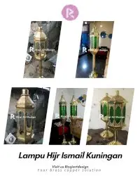 LAMPU HIJR ISMAIL KUNINGAN BERKUALITAS BY RIZQIARTDESIGN 