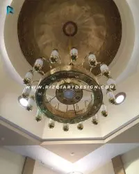 Replika Lampu Nabawi Kuningan Masjid Nabawi