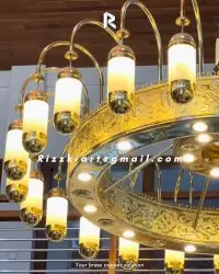 LAMPU NABAWI KUNINGAN MENGKILAP MEWAH DAN ELEGAN BY RIZQIARTDESIGN 