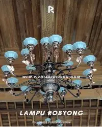 Lampu robyong tembaga eklusif berkelas mewah