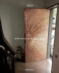 Pintu Tembaga Mewah Hotel Dan Villa