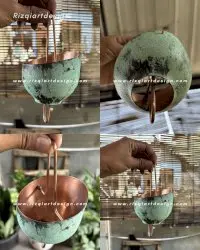 Rainchain tembaga rantai talang air tembaga premium By Rizqiartdesign 