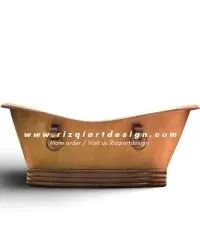 Sudah saatnya ganti ke furniture bak mandi tembaga By Rizqiartdesign 
